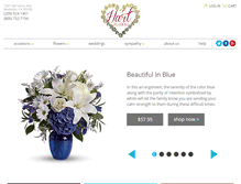 Tablet Screenshot of hartfloral.net